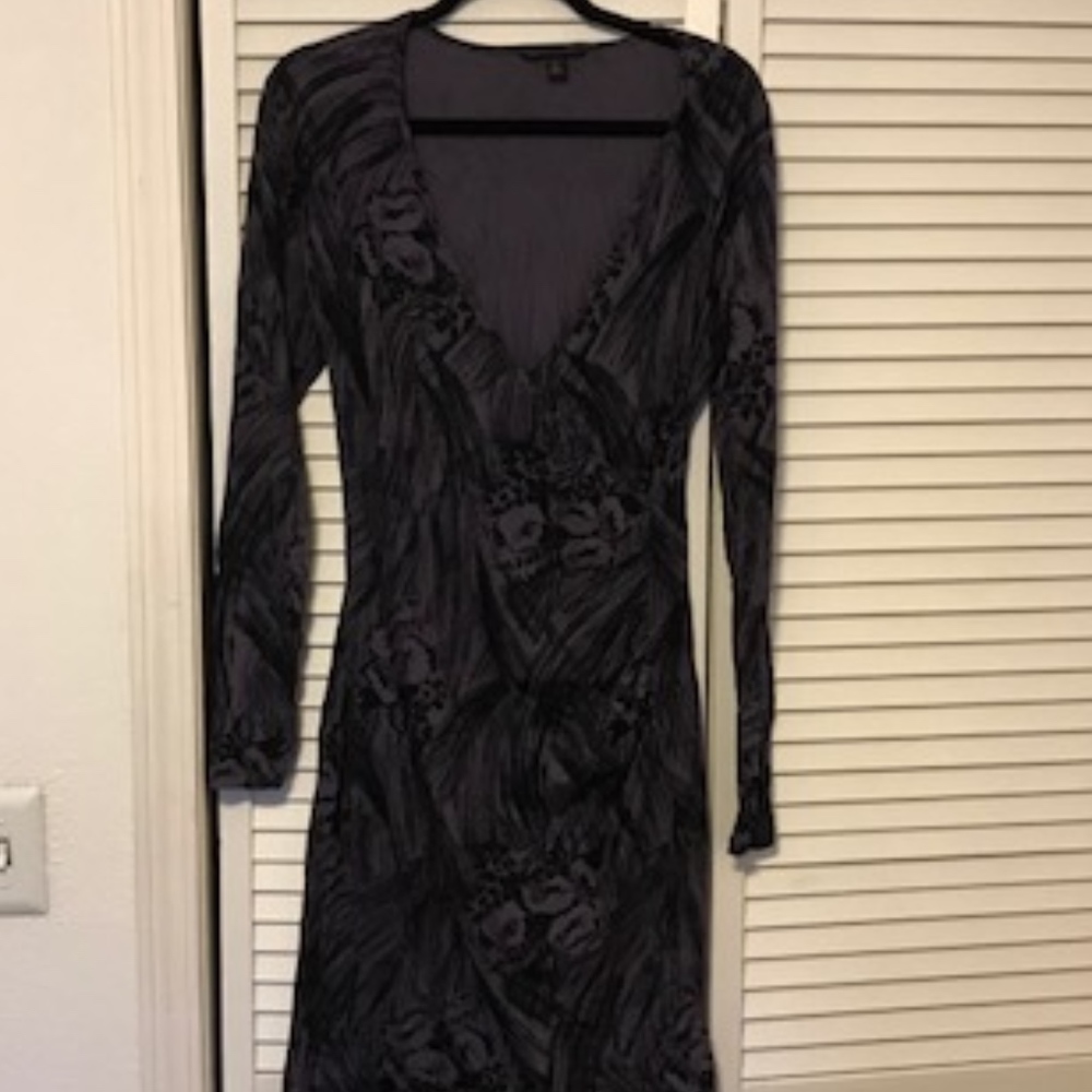 Womens Banana Republic Purple Floral Dress